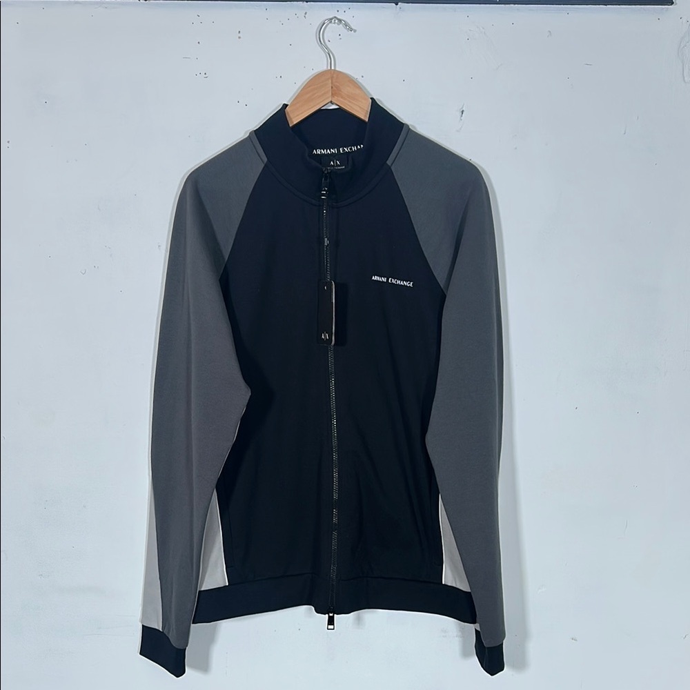 Armani Exchange Black and Gray Jacket
